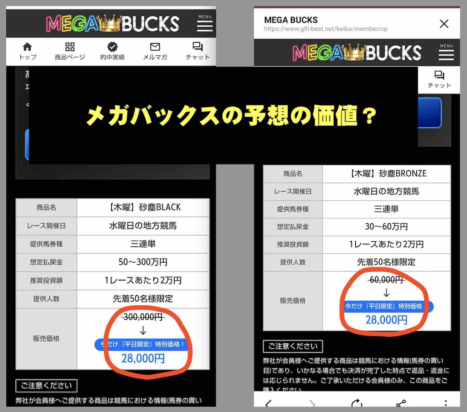 メガバックス(MEGA BUCKS)の課金者をナメた値段設定